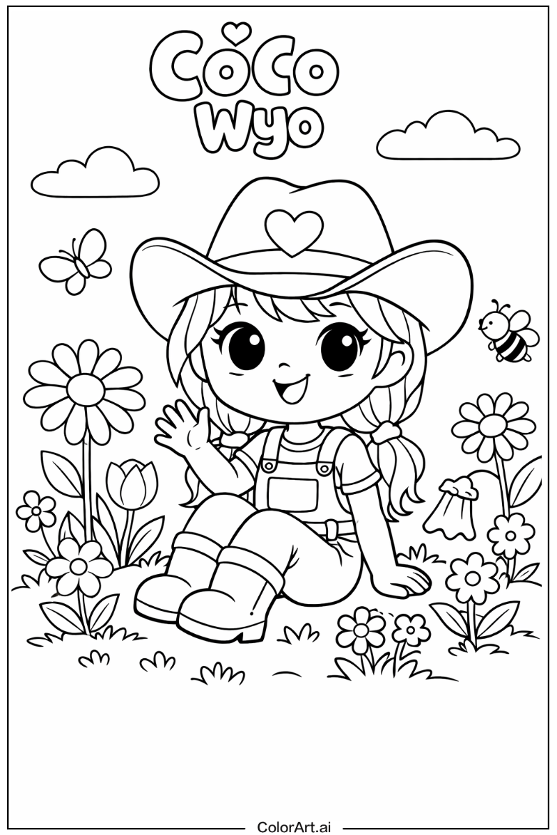 Coco Wyo in a Garden 5