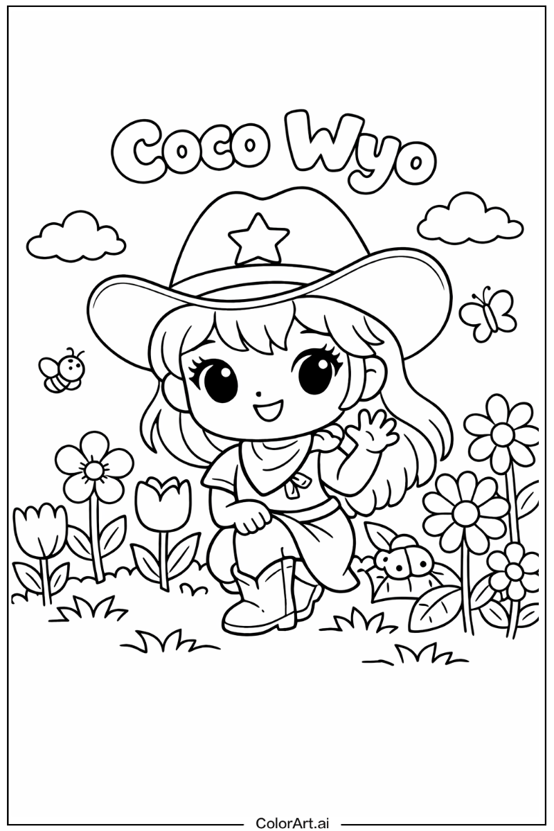 Coco Wyo in a Garden 6