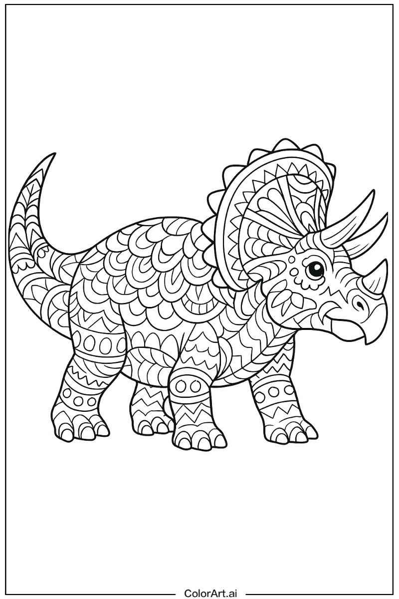 Dinosaur Detailed Art 2