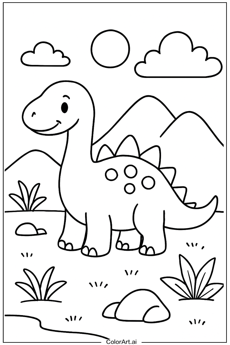 Dinosaur Scene Design 2