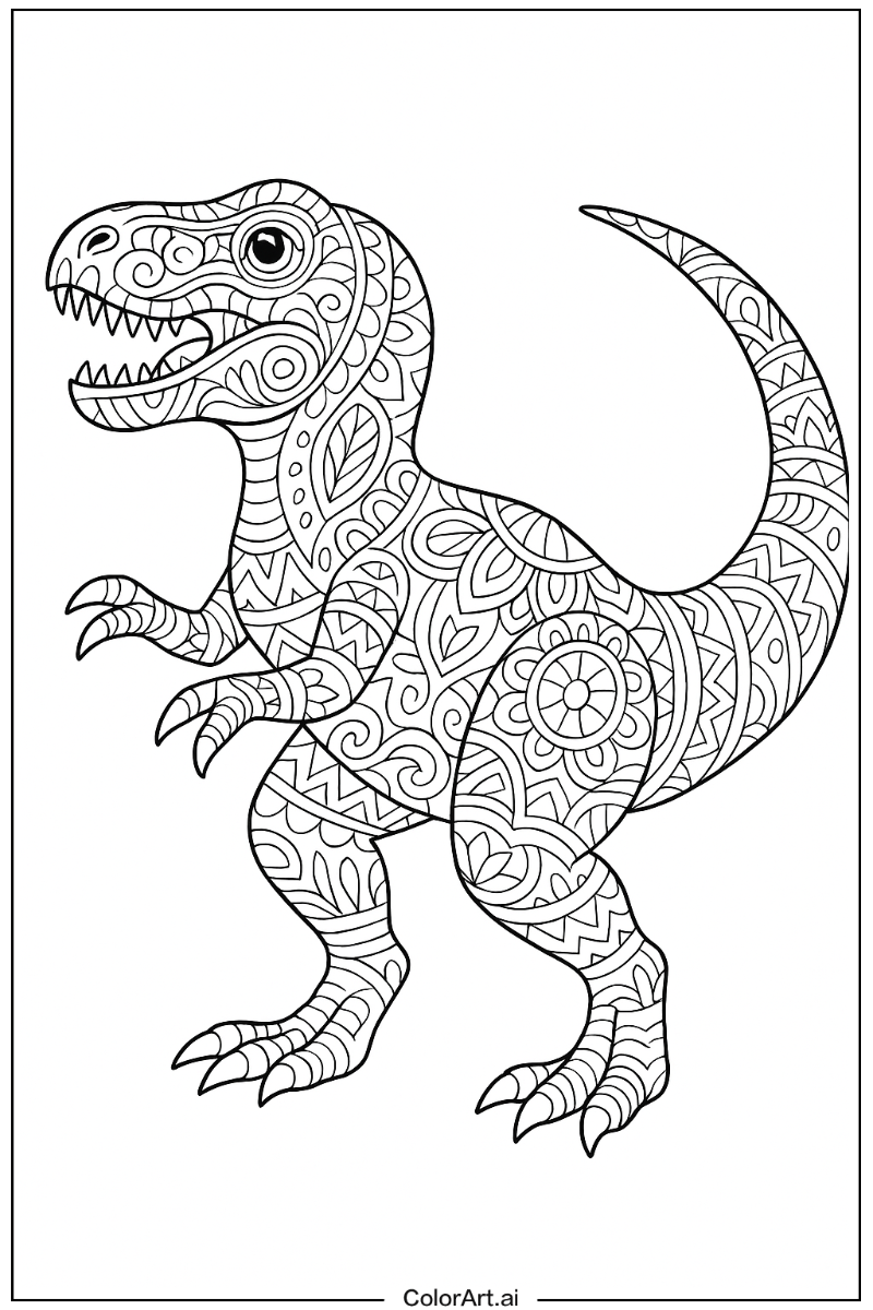 Dinosaur Detailed Art 3