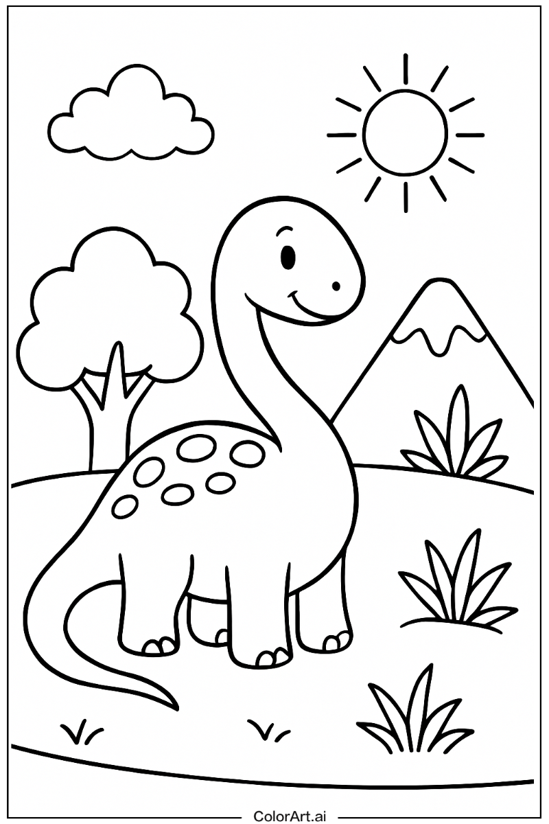 Dinosaur Scene Design 3