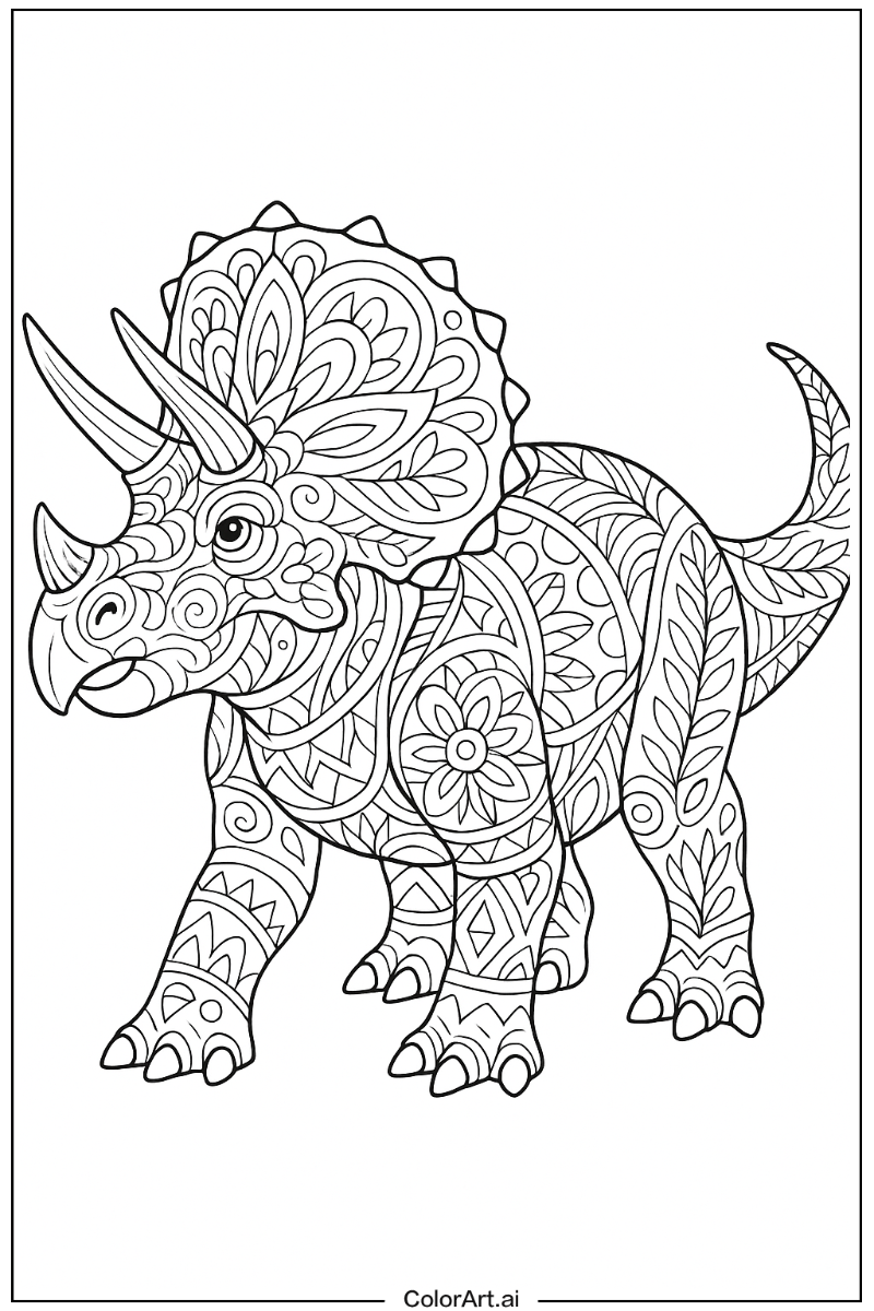 Dinosaur Detailed Art