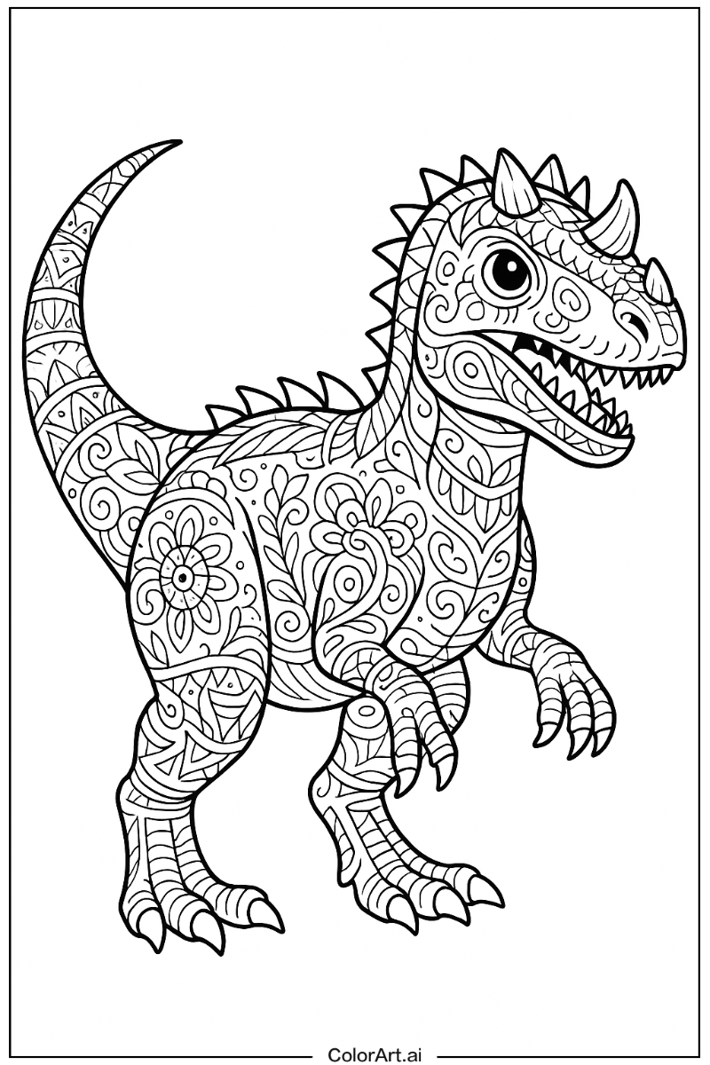 Dinosaur Detailed Art 4