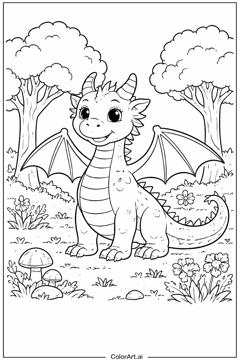 自然の中のドラゴン2