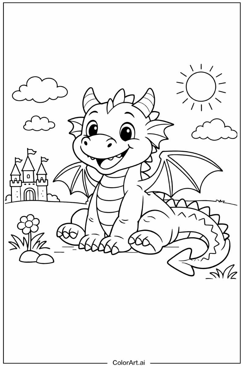 微笑むドラゴン2