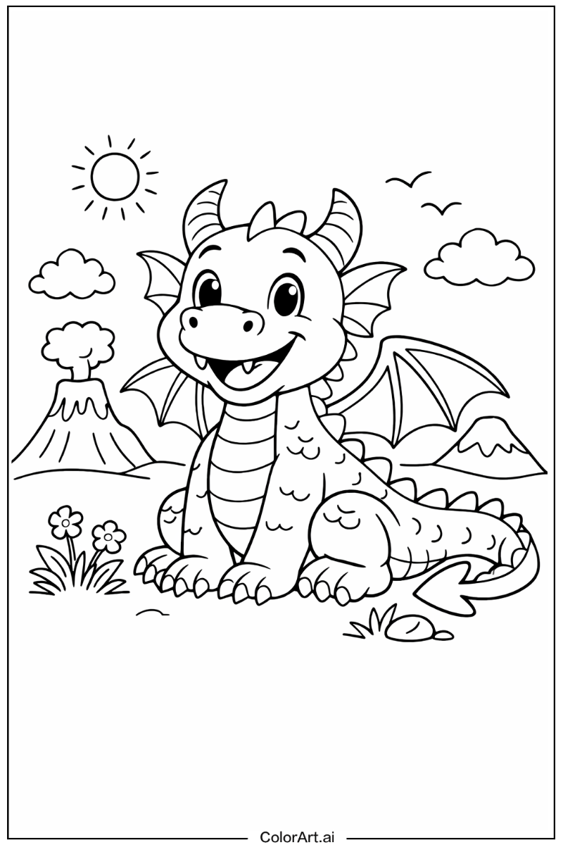 微笑むドラゴン3