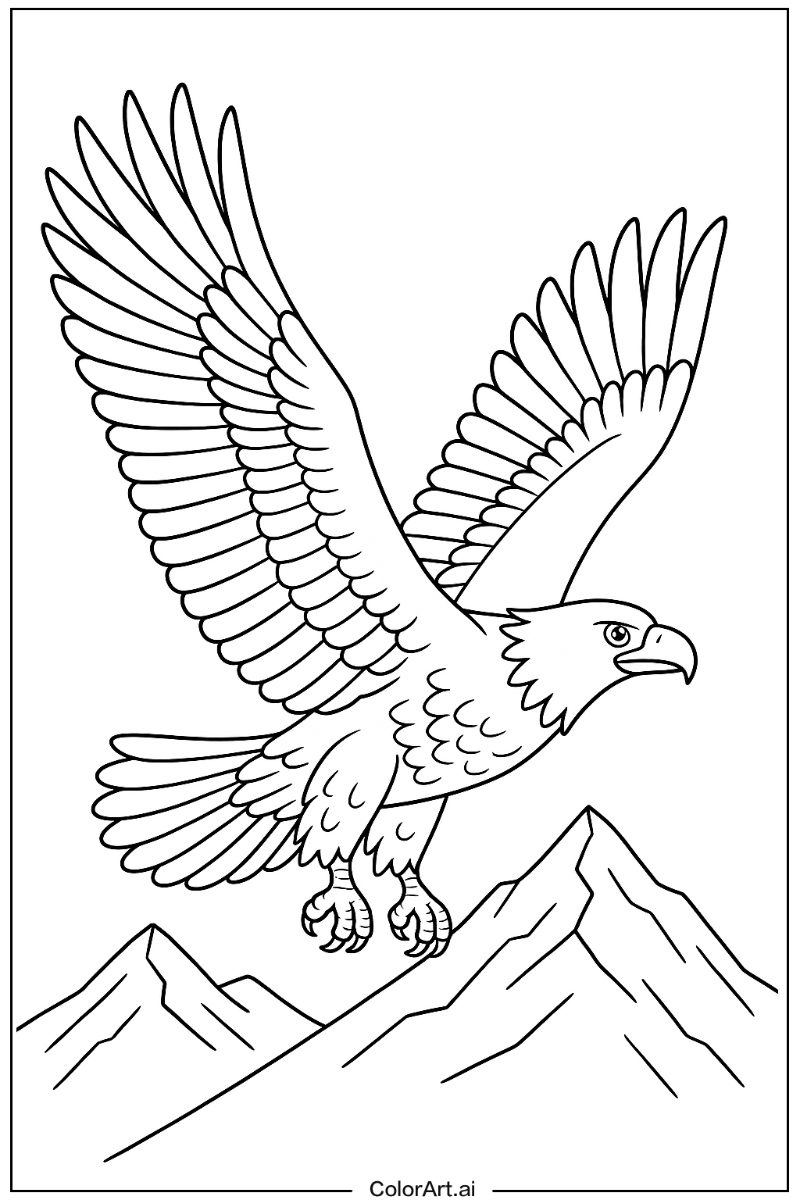 18 Free eagle Coloring Pages