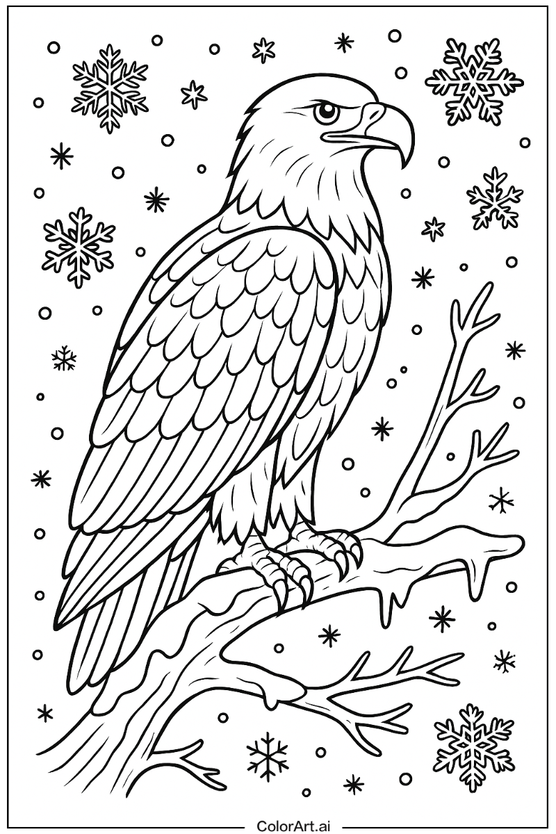 Eagle's Winter Perch