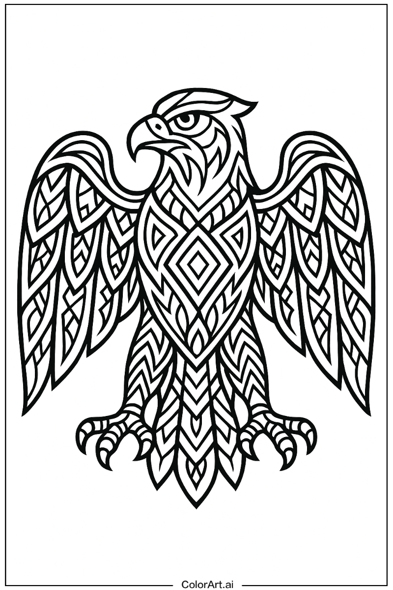 Tribal Eagle Design