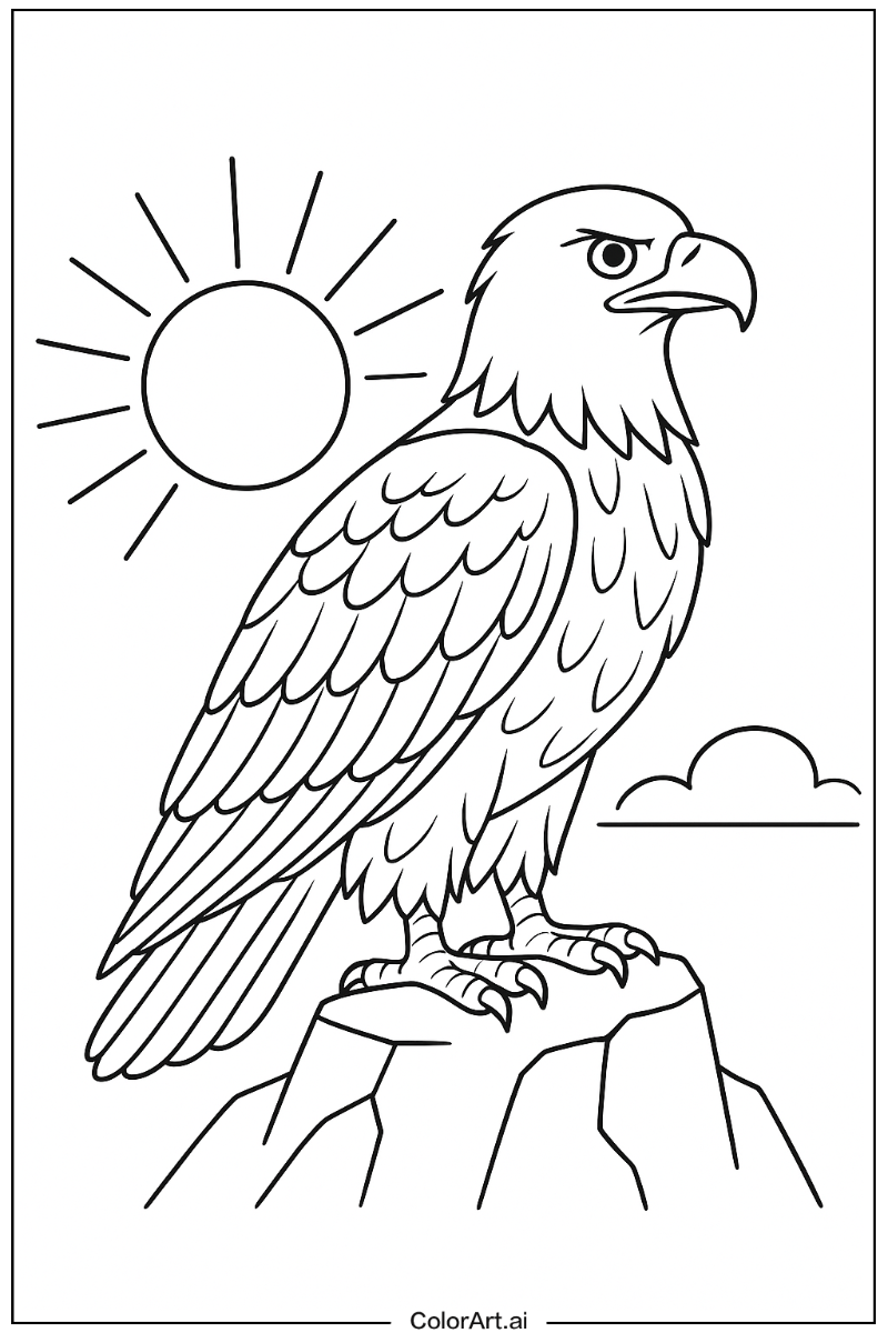 Eagle's Morning Hunt