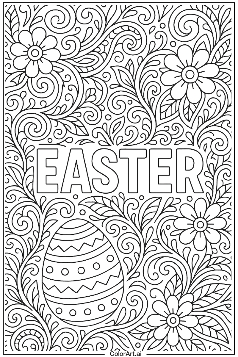 Easter Pattern Art 2