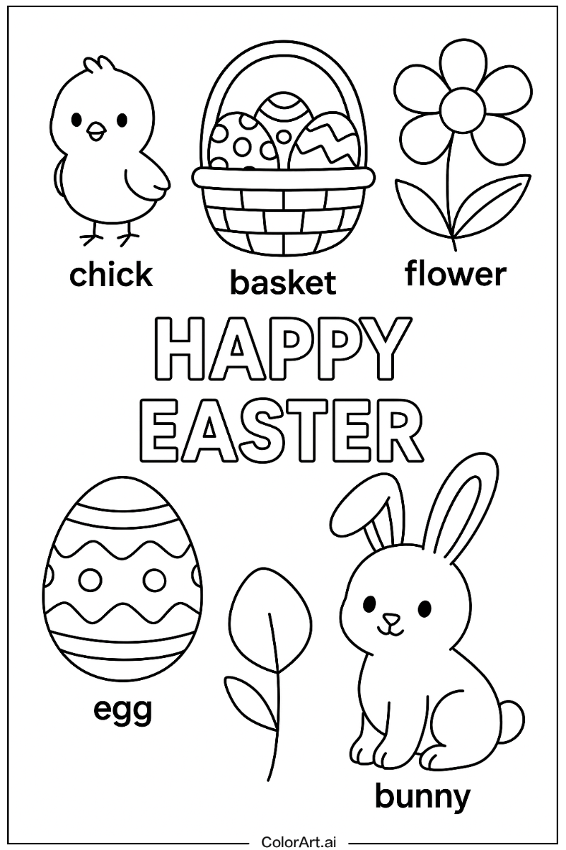 Easter Educational Art 2