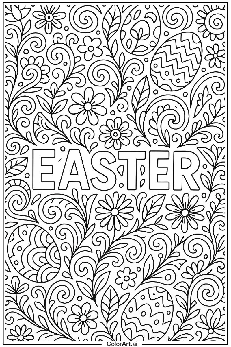 Easter Pattern Art