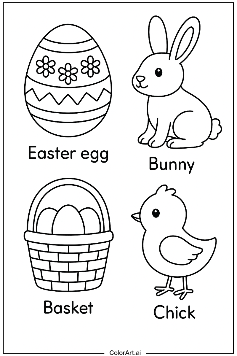 Easter Educational Art