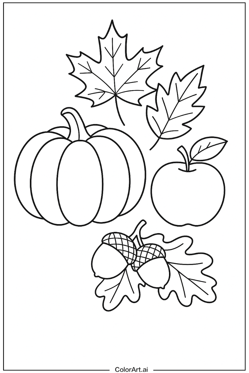 32 Free Fall Coloring Pages