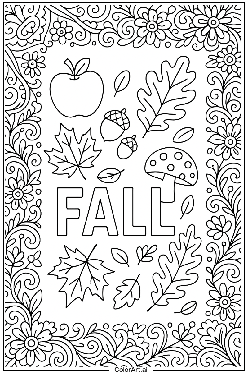 Fall Pattern Art 2