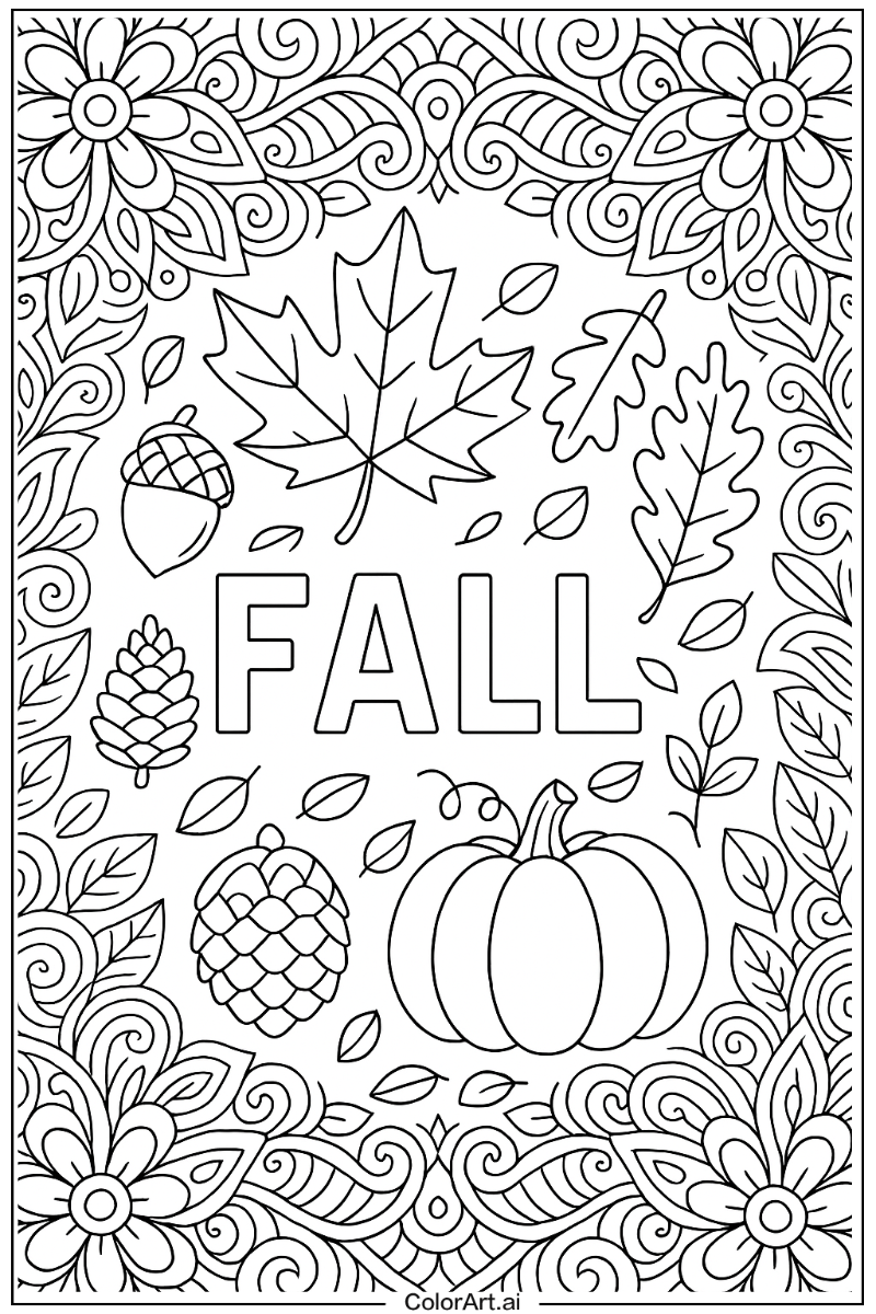 Fall Pattern Art 3