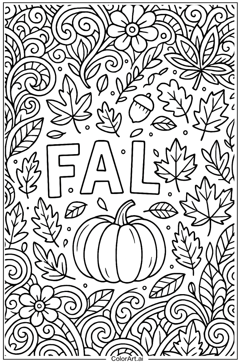 Fall Pattern Art