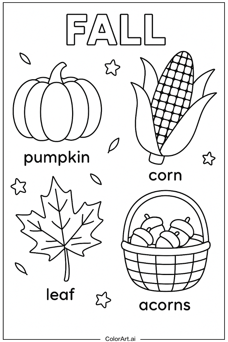 Fall Educational Art