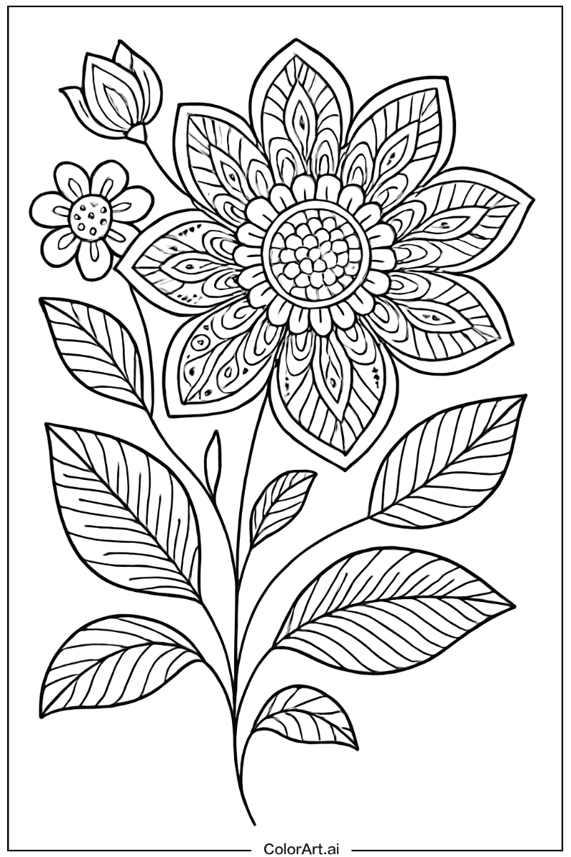 Flower Detailed Art 2
