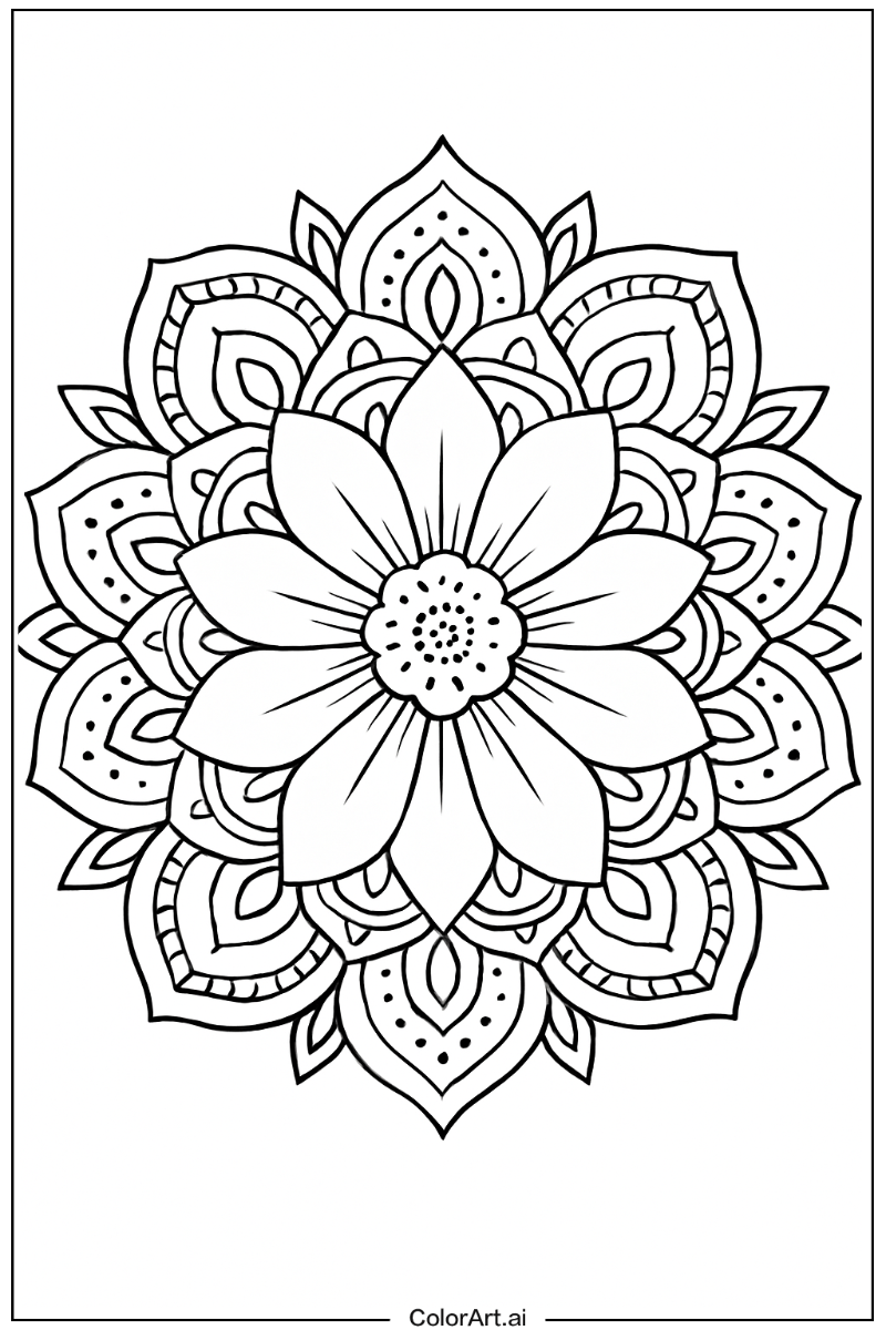 Flower Mandala Style 2