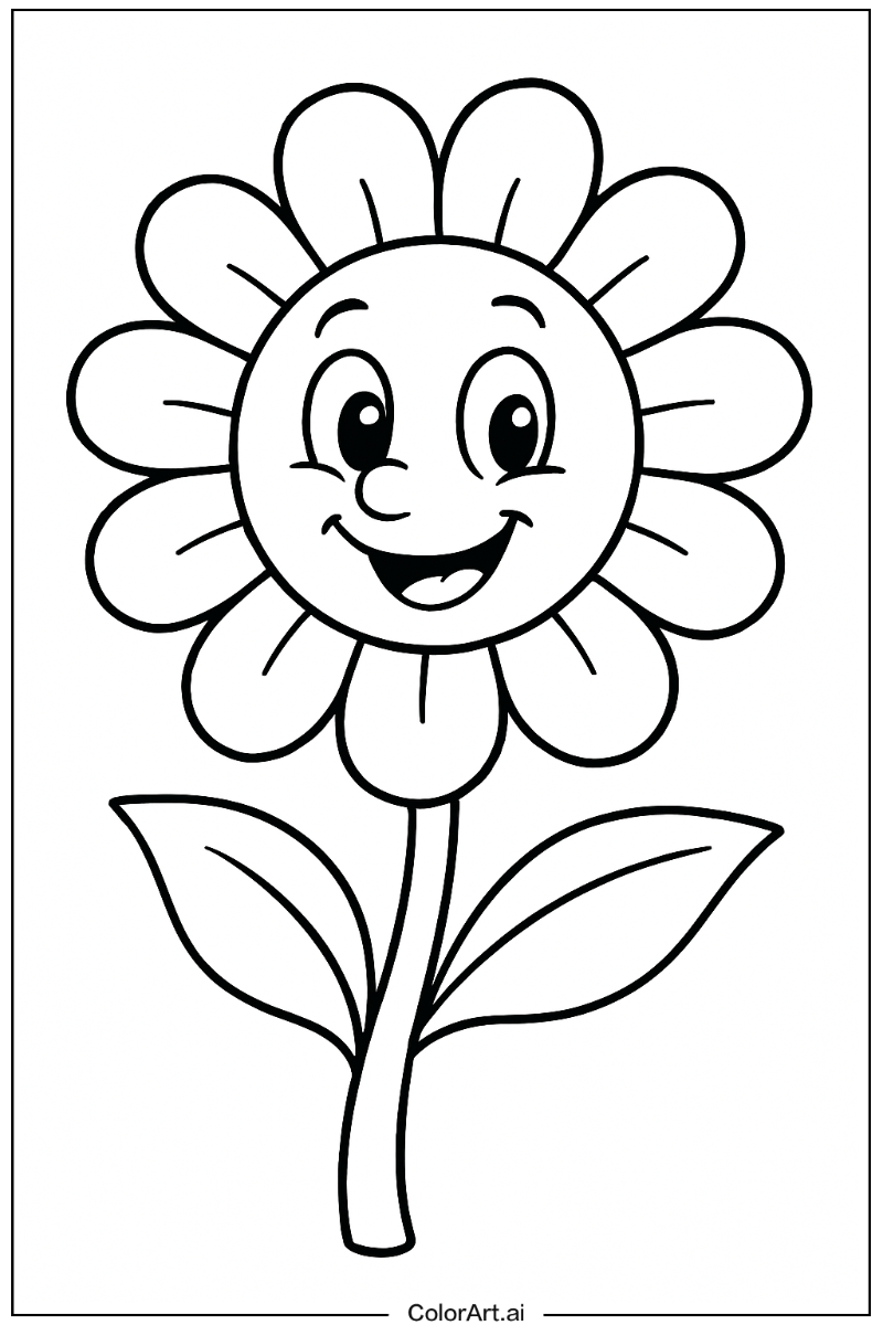 Flower Cartoon Fun 2