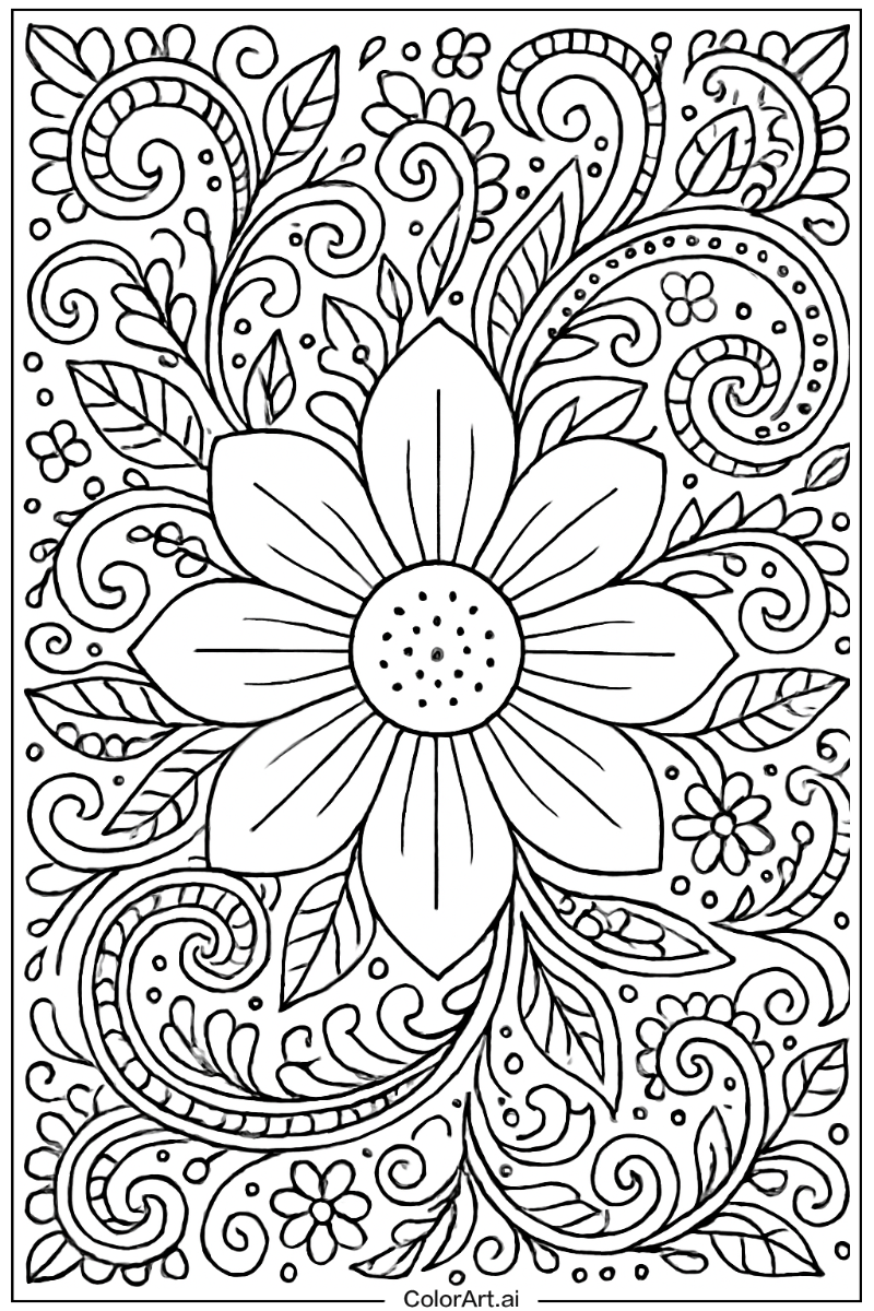 Flower Pattern Art 2