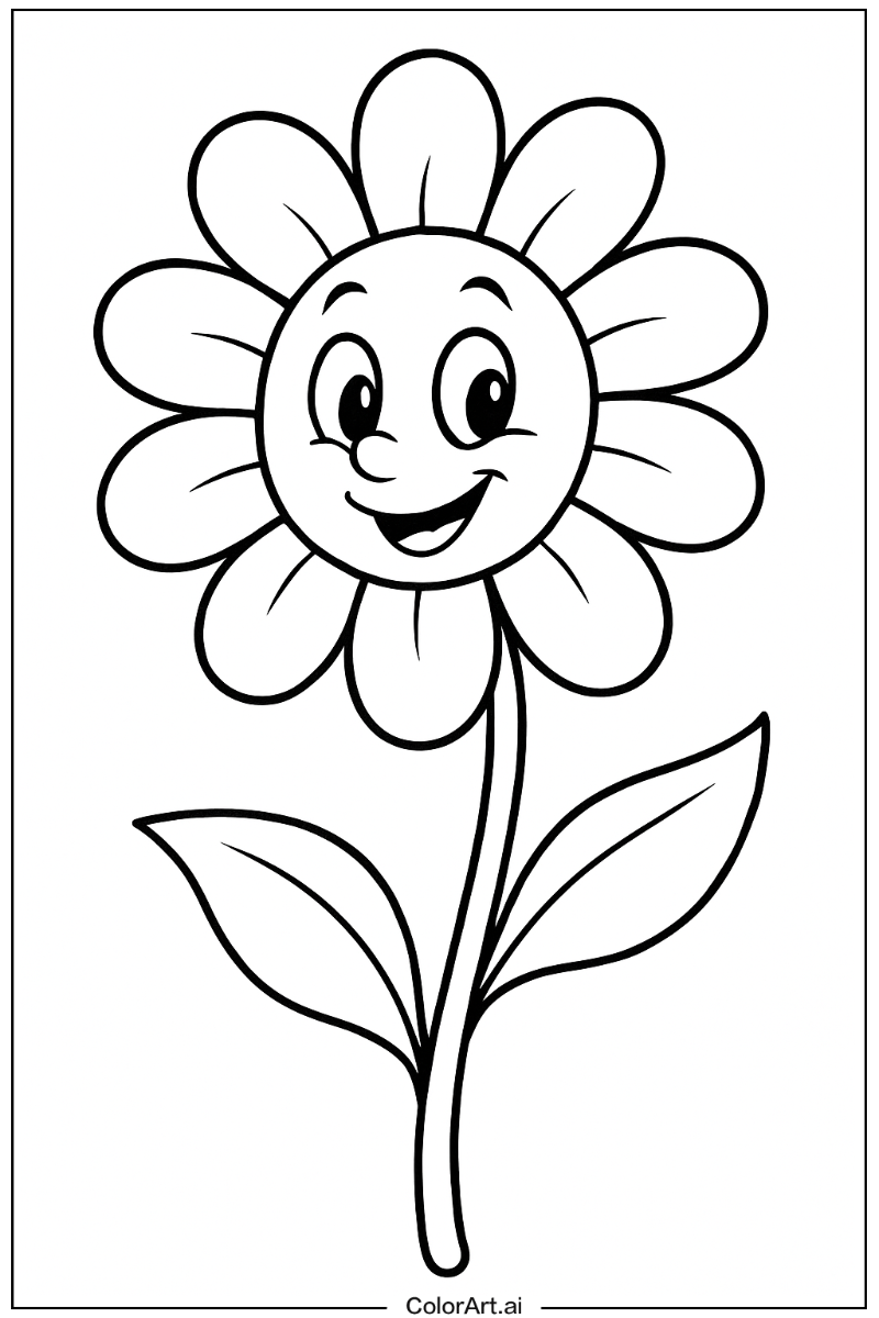 Flower Cartoon Fun 3
