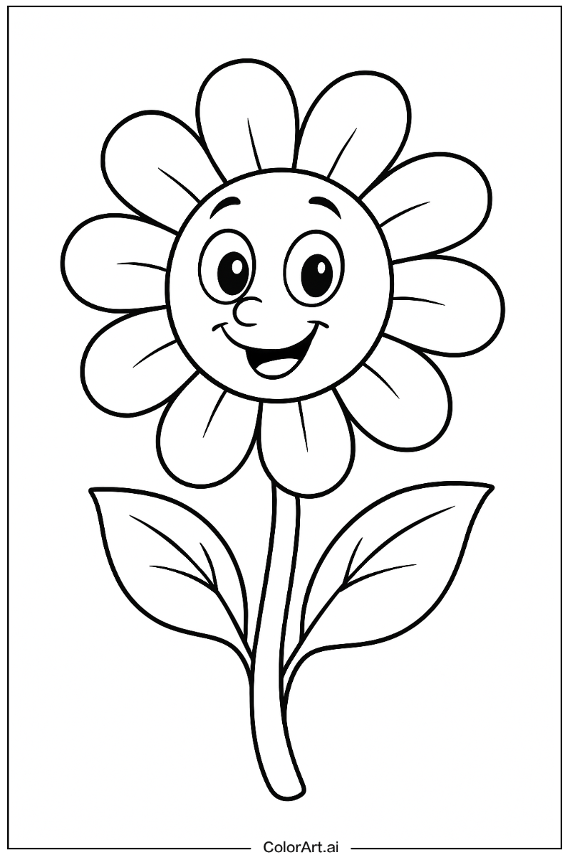 Flower Cartoon Fun