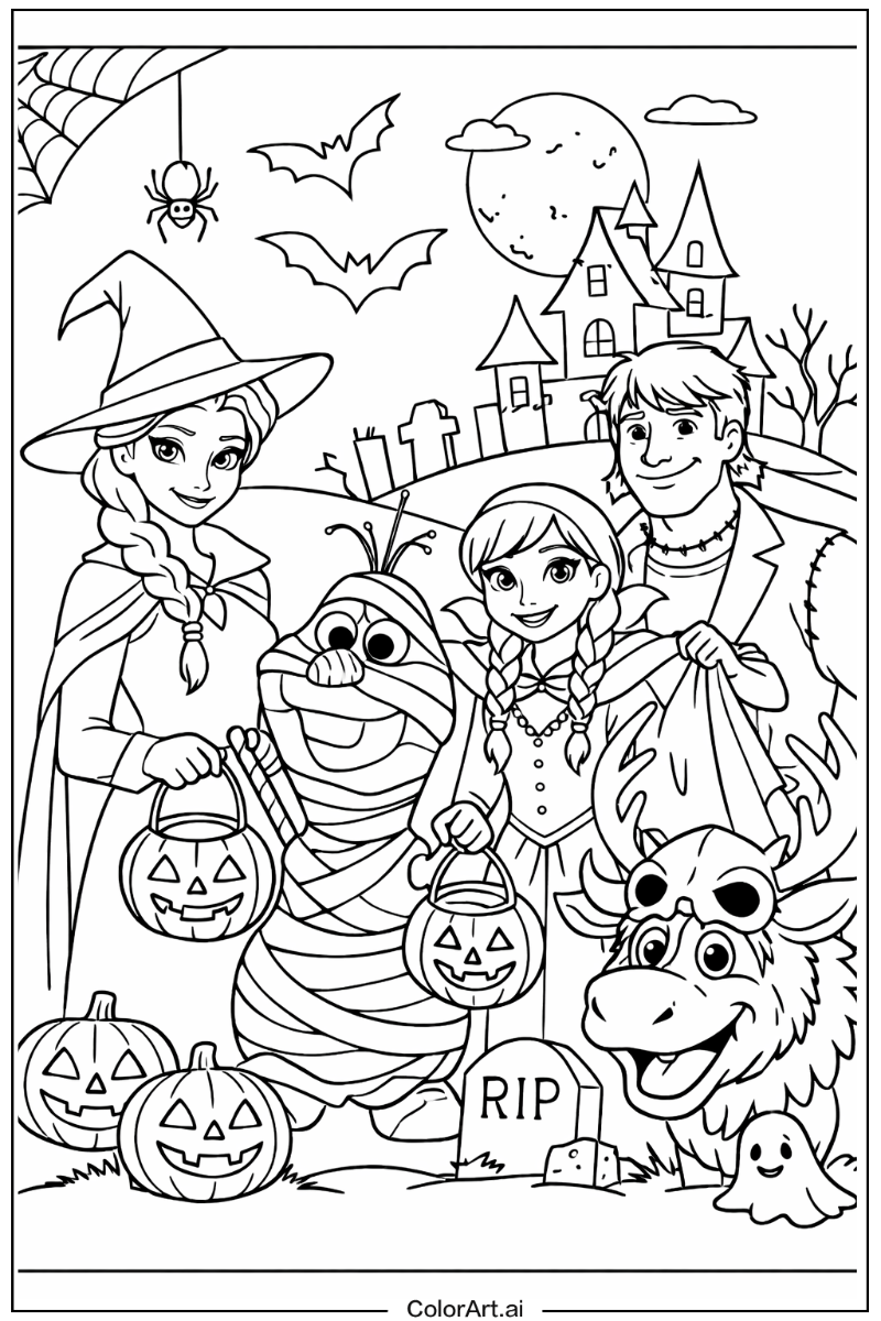 Frozen halloween Frozen 3