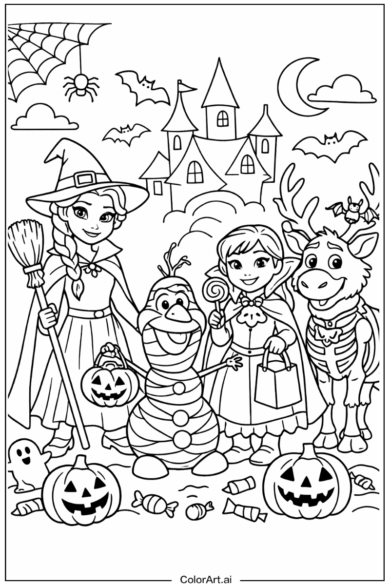 Frozen halloween Frozen 5