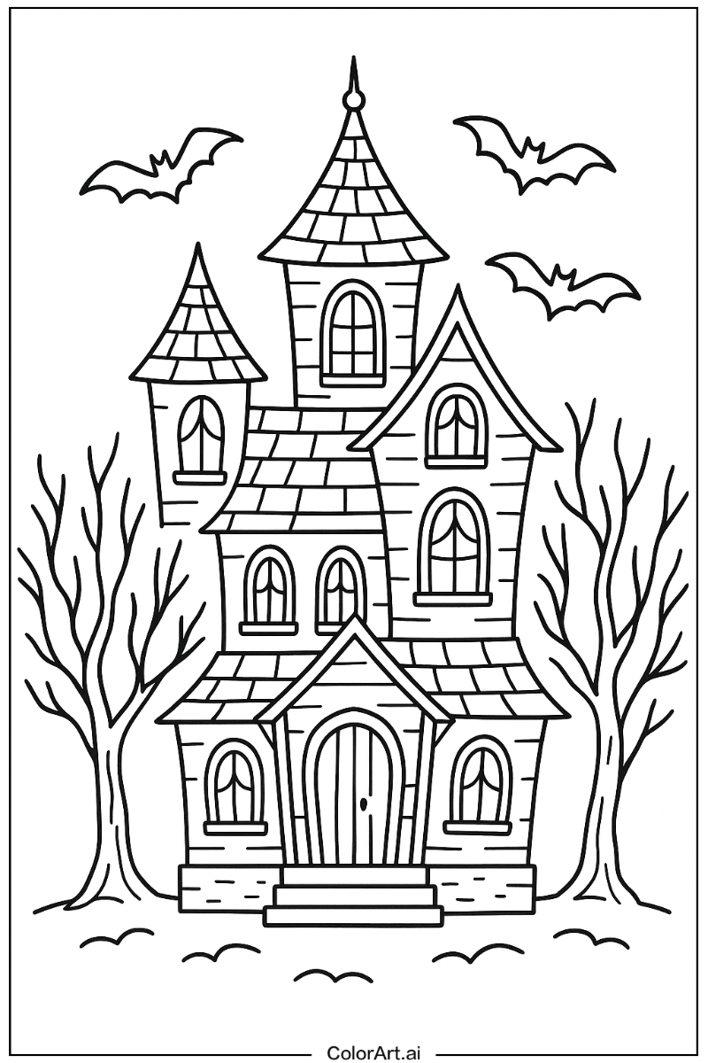 20 Free Halloween Coloring Pages