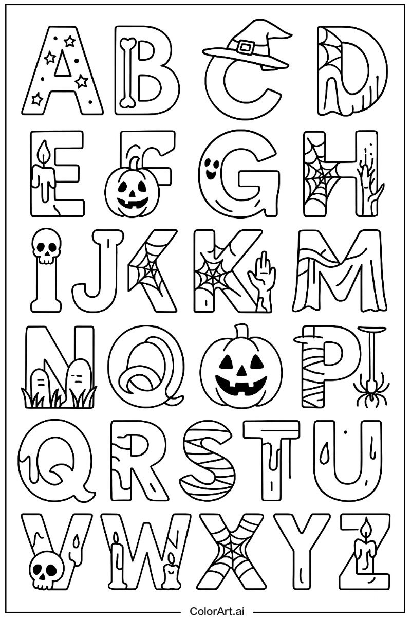Halloween Alphabet Fun