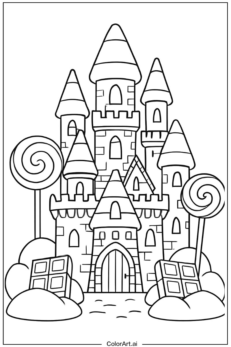 Candy Corn Castle