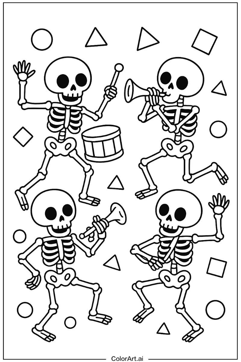 Dancing Skeleton Party