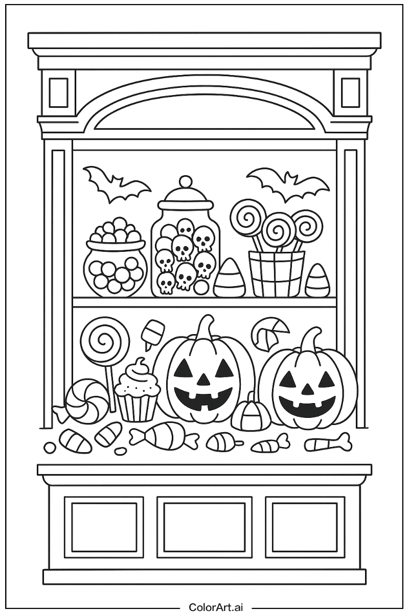Halloween Sweet Shop