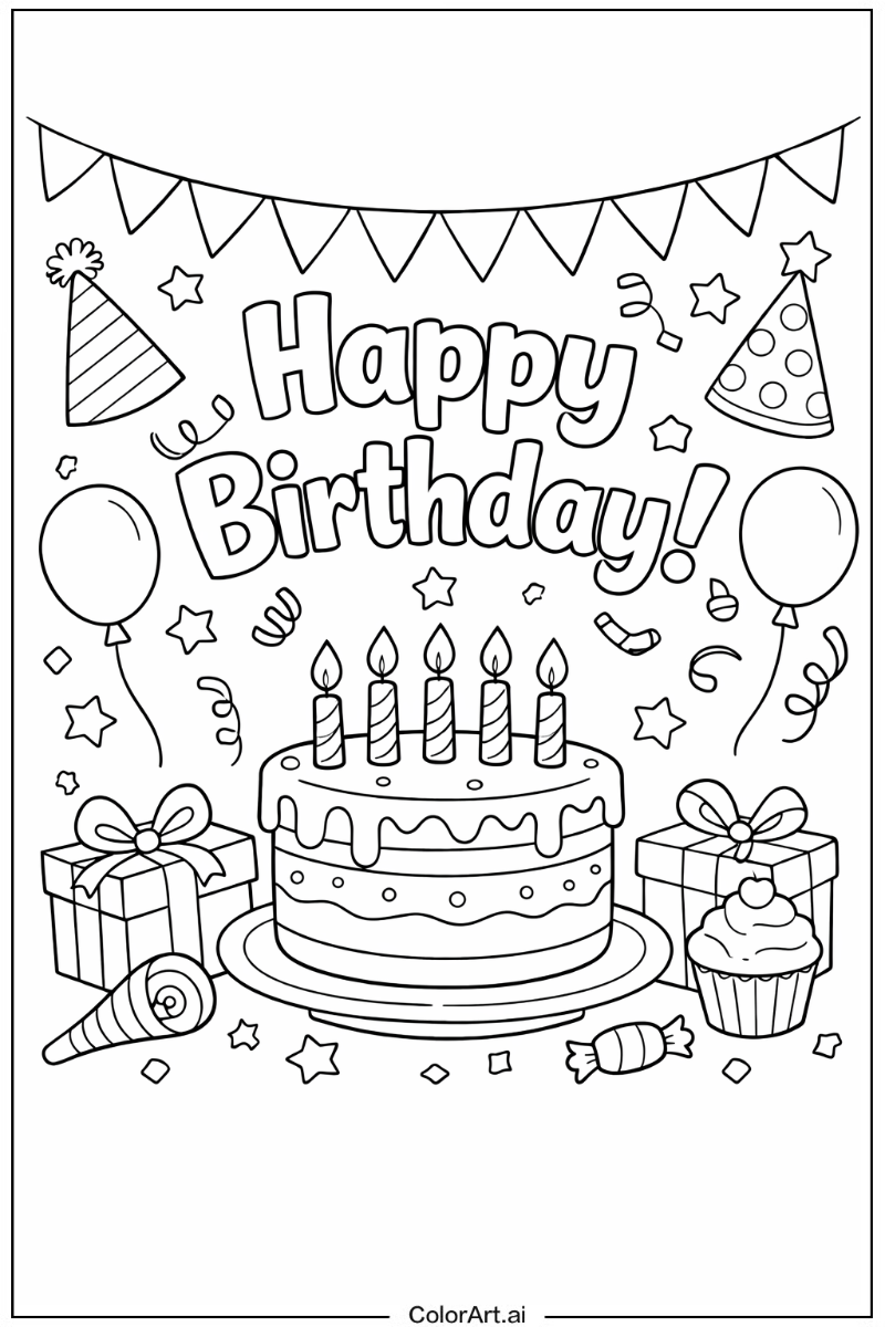 Printable Happy Birthday 2