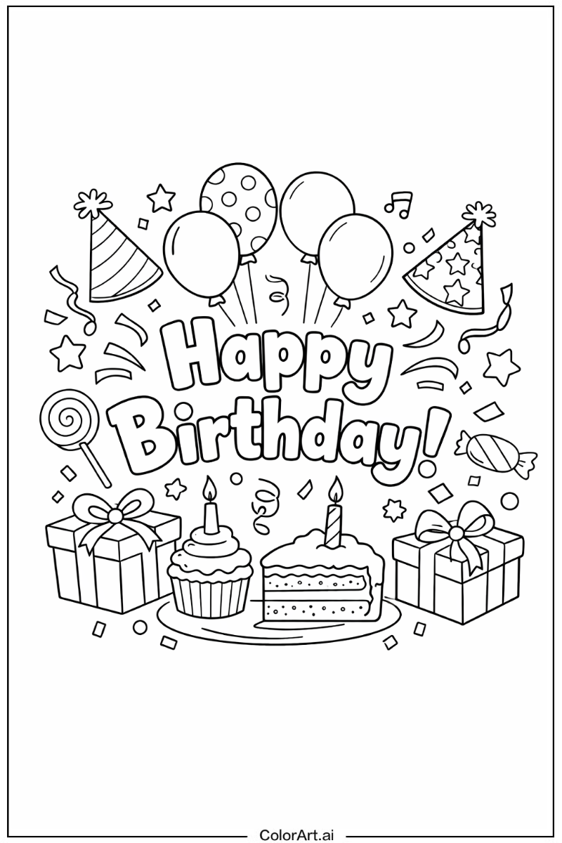 Printable Happy Birthday