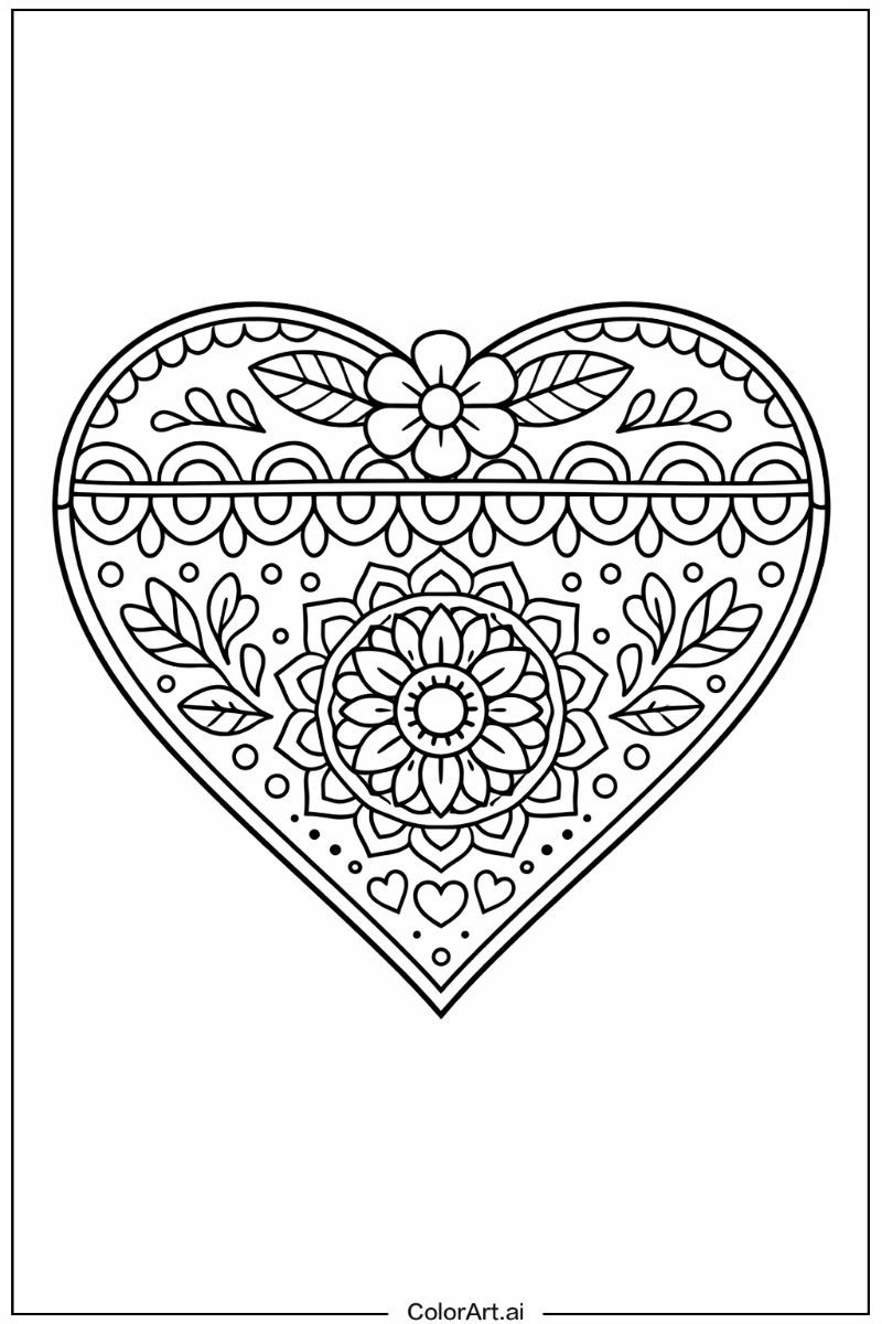 Mandala Heart