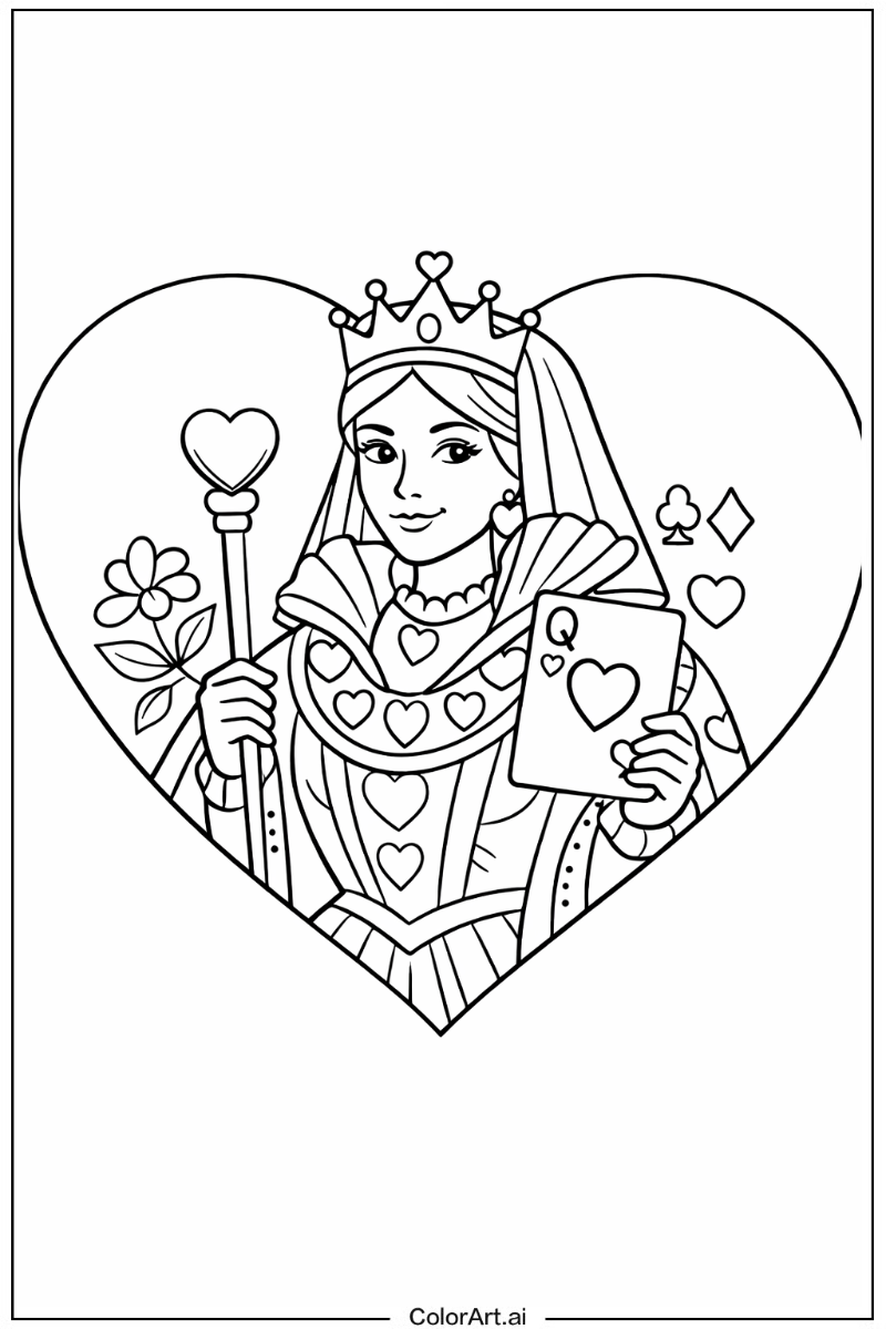 Queen of hearts Heart