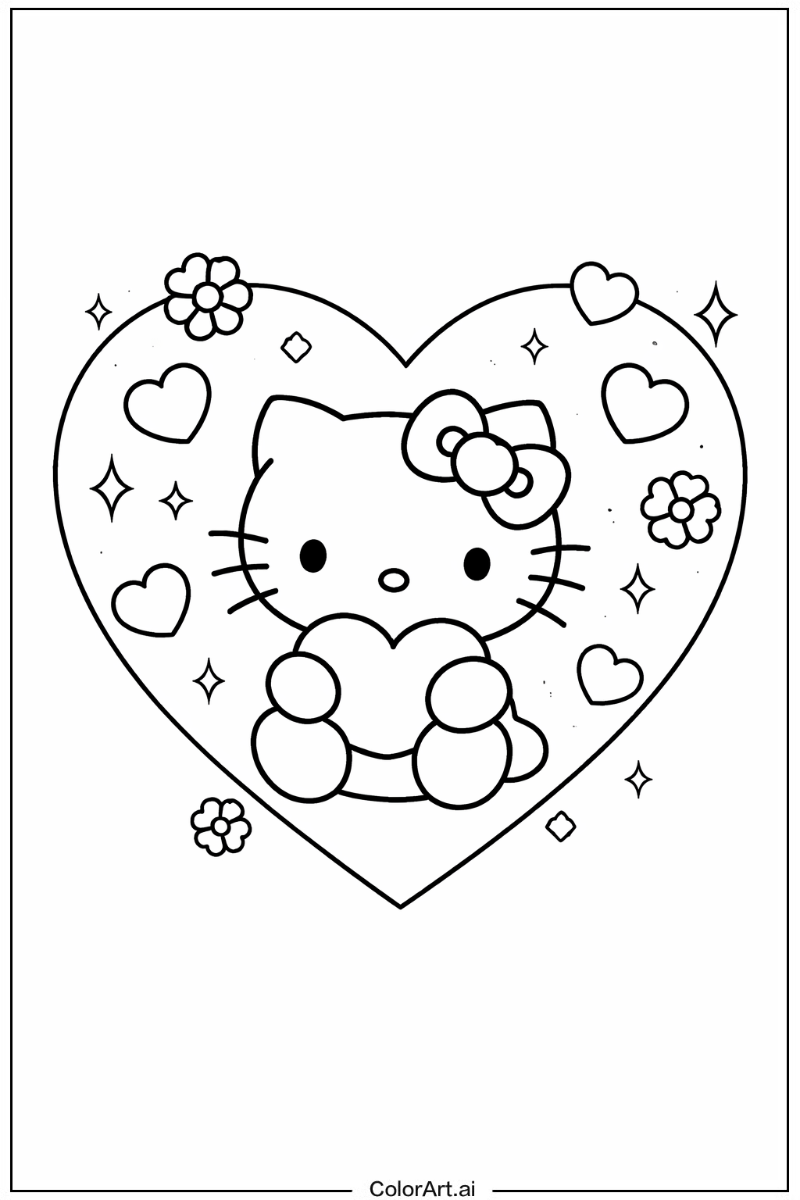 Hello kitty Heart