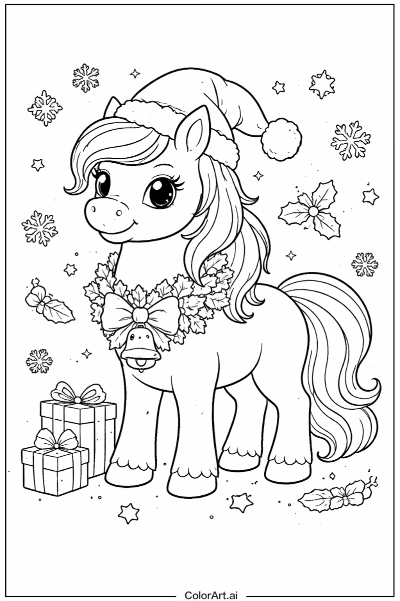 Christmas Horse 2
