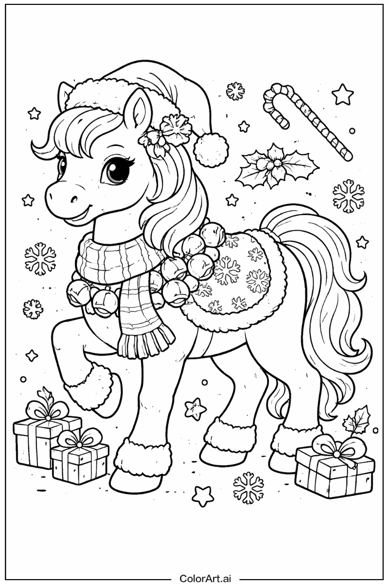 Christmas Horse 3