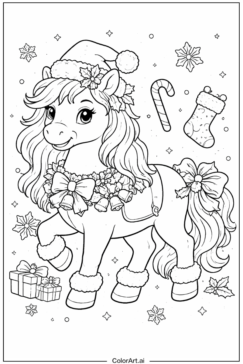 Christmas Horse 4