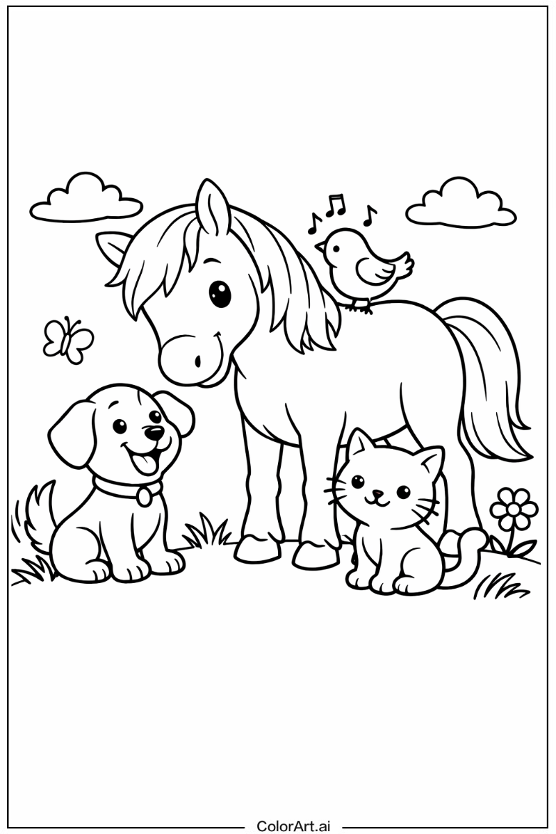 Horse with Friends 4