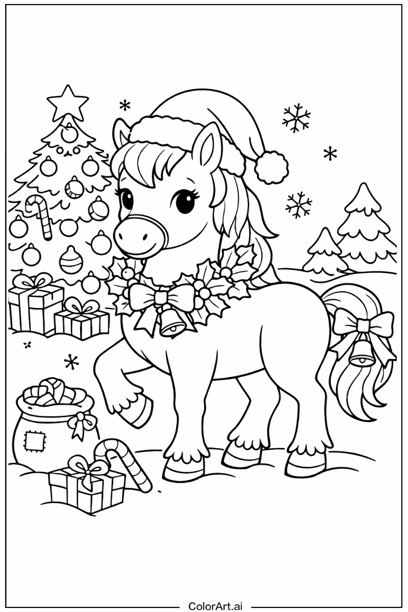 Christmas Horse 5