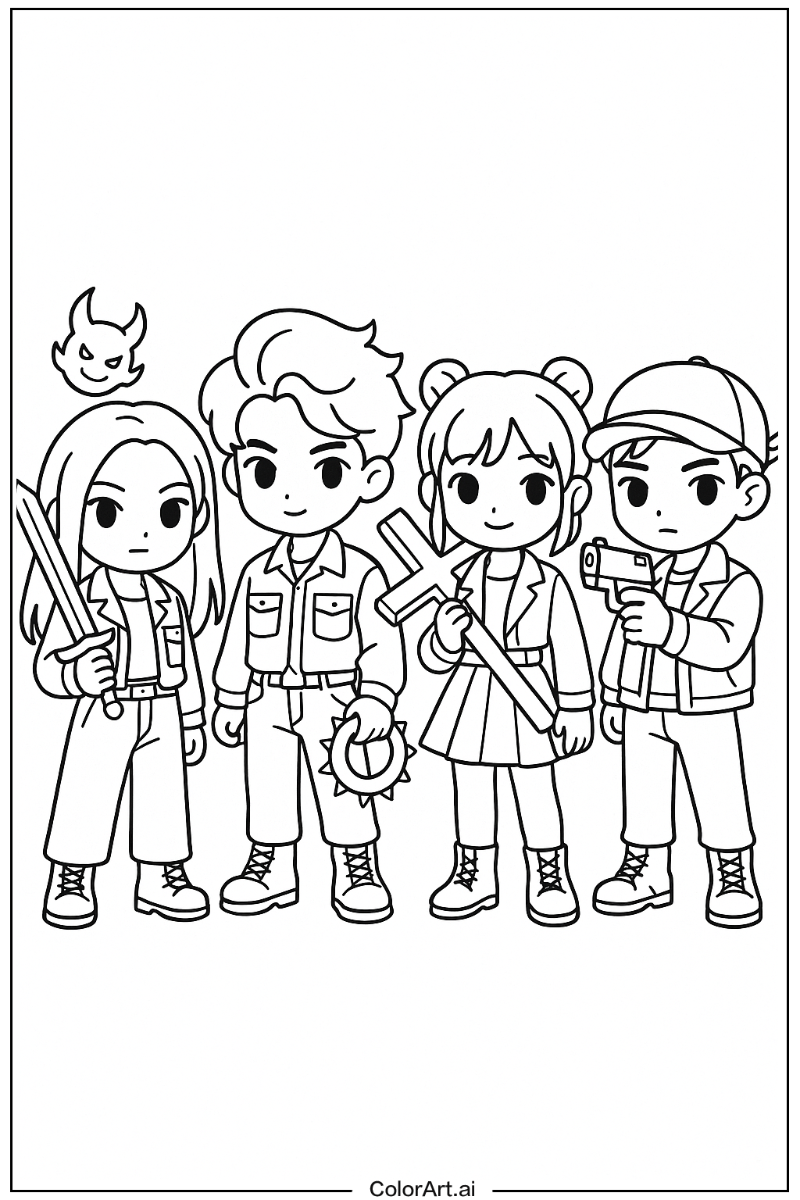 Kpop demon hunters Pattern Art