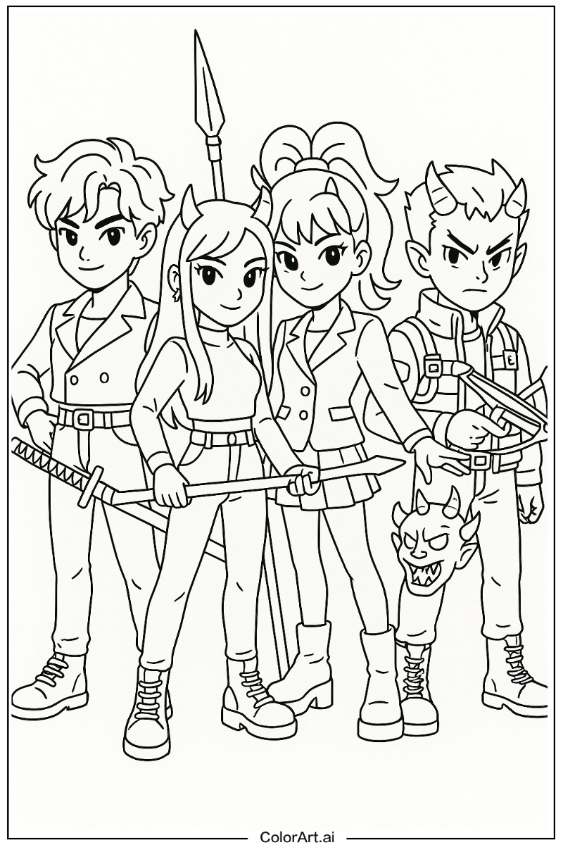 Kpop demon hunters Cartoon Fun