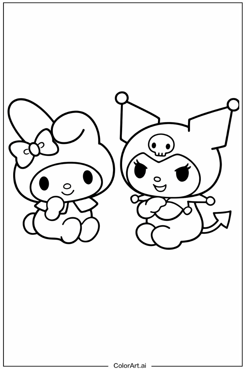 Melody and kuromi Kuromi 3